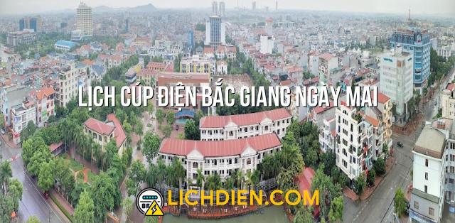 Lịch cúp điện Bắc Giang ngày mai - 26/12/2024