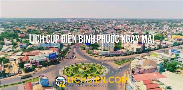 Lịch cúp điện Bình Phước ngày mai - 13/01/2025