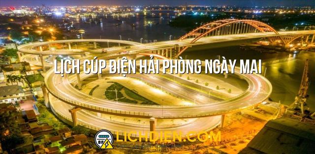 Lịch cúp điện Hải Phòng ngày mai - 26/12/2024