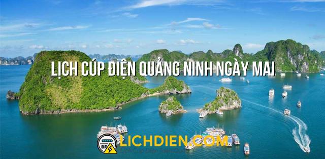 Lịch cúp điện Quảng Ninh ngày mai - 26/12/2024