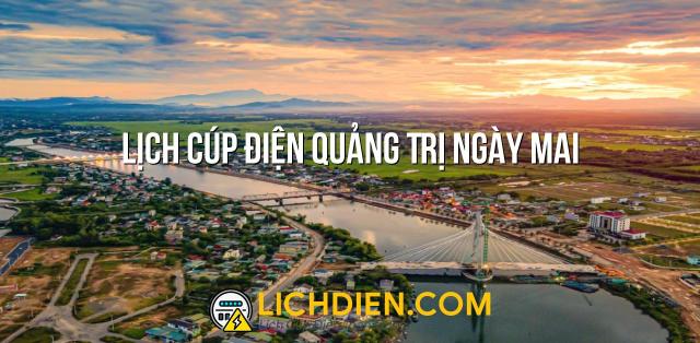 Lịch cúp điện Quảng Trị ngày mai - 26/12/2024