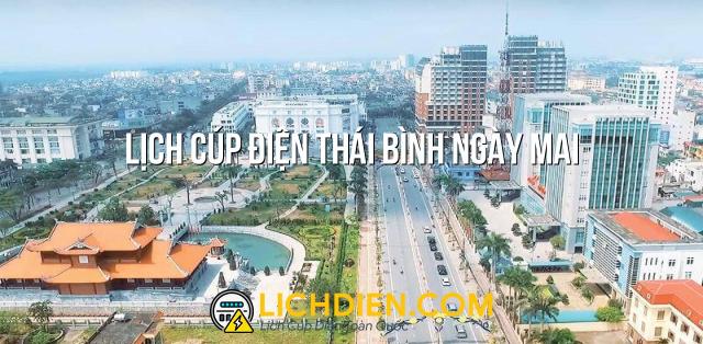 Lịch cúp điện Thái Bình ngày mai - 26/12/2024