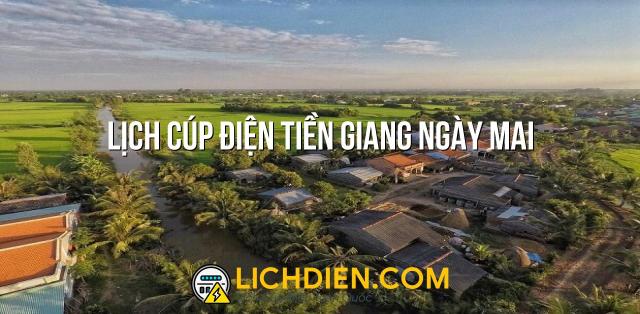 Lịch cúp điện Tiền Giang ngày mai - 26/12/2024