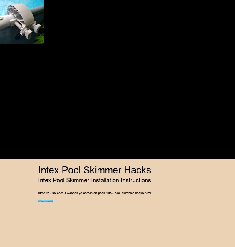 Intex Pool Skimmer Hacks