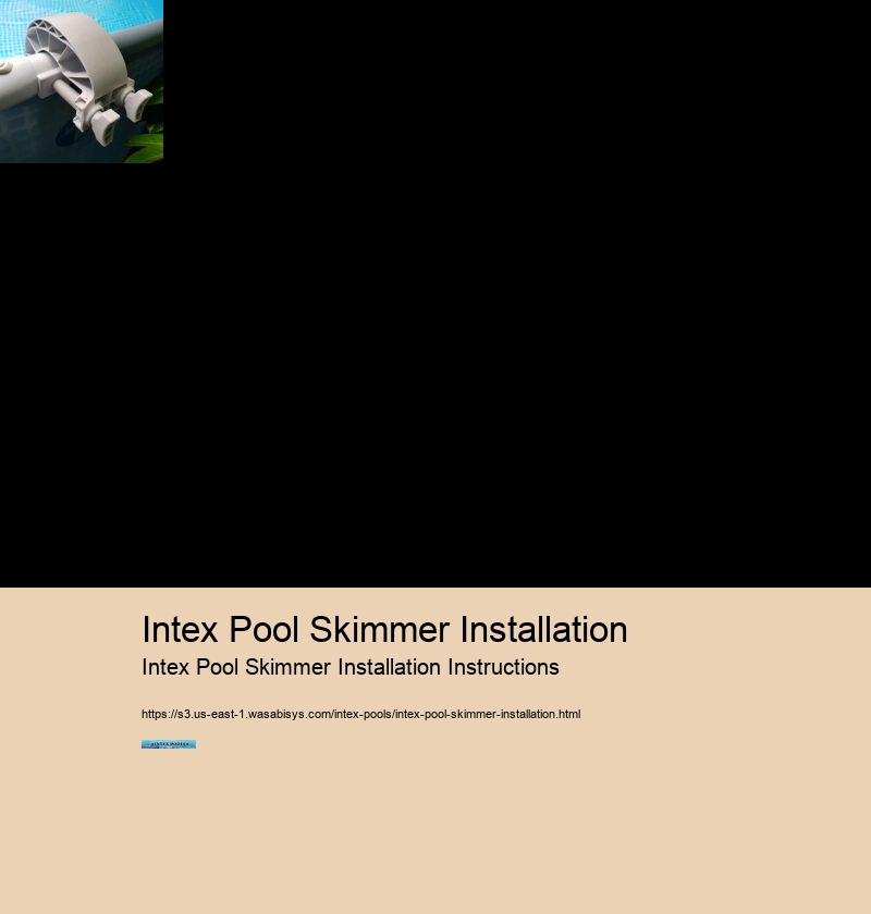 Intex Pool Skimmer Installation