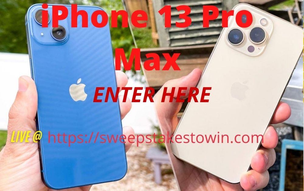 iphone 13 pro max giveaway 2022