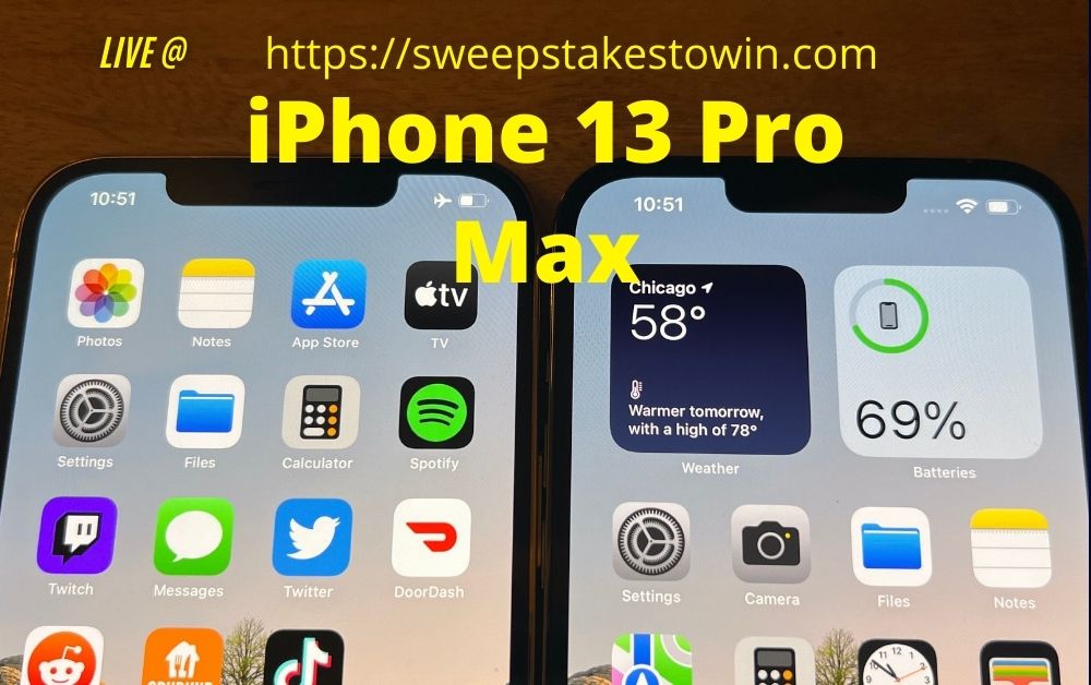 iPhone 13 Pro Max free