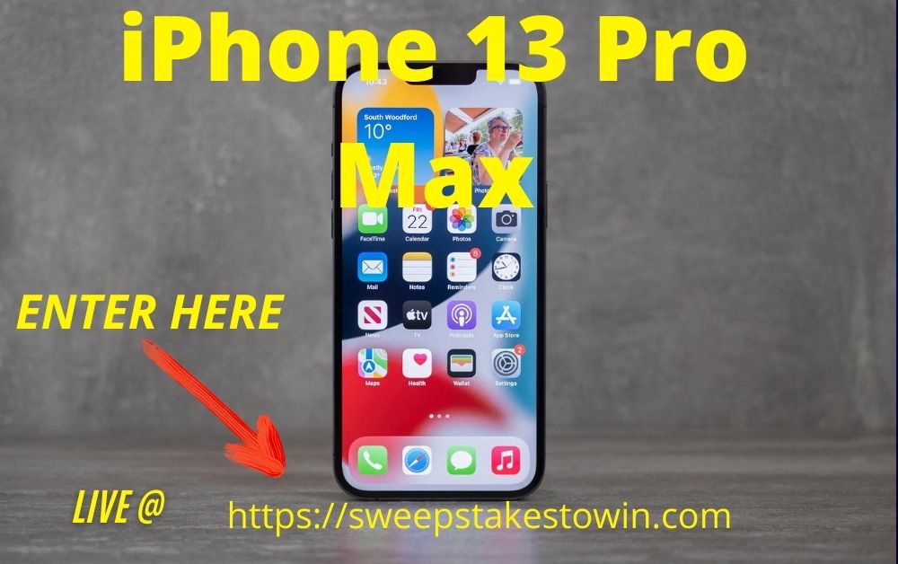 iPhone 13 Pro Max give away