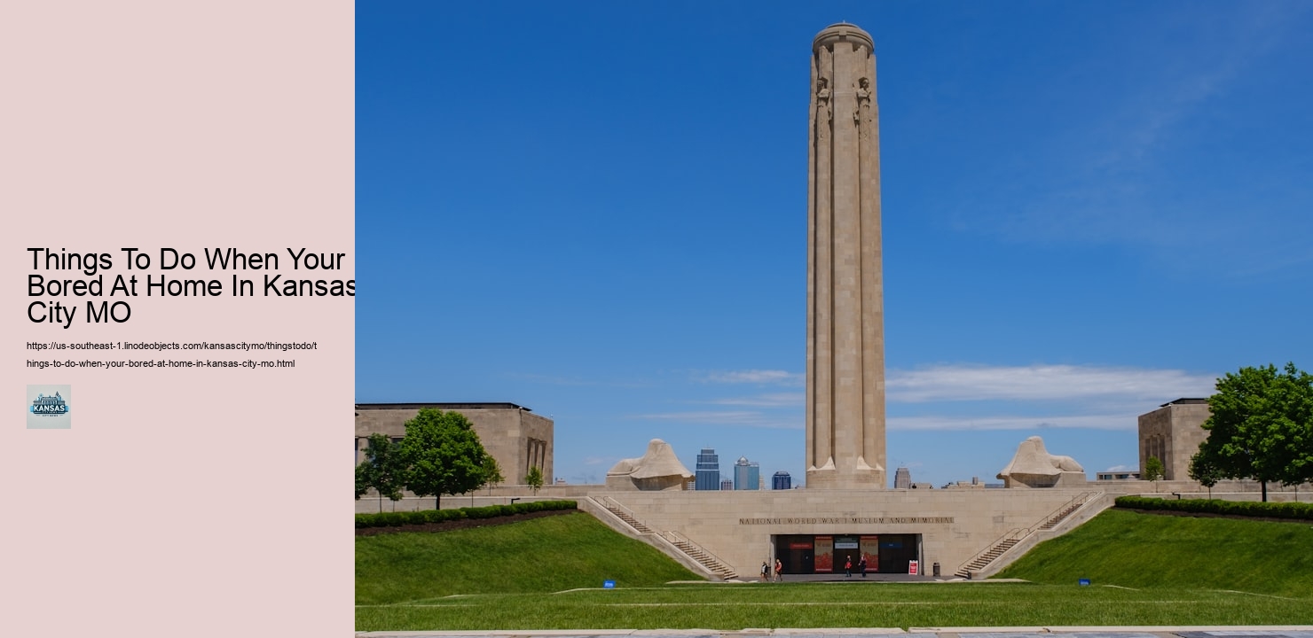 Things To Do When Your Bored At Home In Kansas City MO
