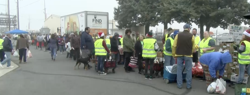 FIND Food Bank Anza distribution