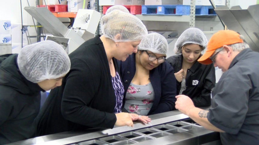 students shadow PSUSD kitchen