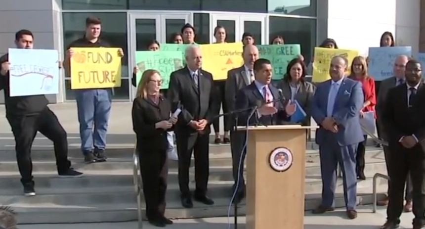 Cal State University free tuition bill