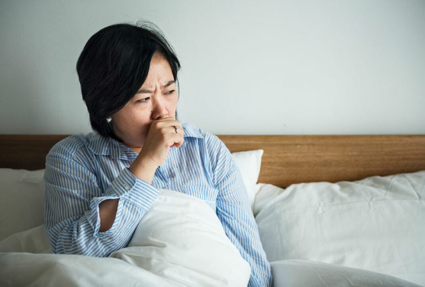 a-woman-coughing