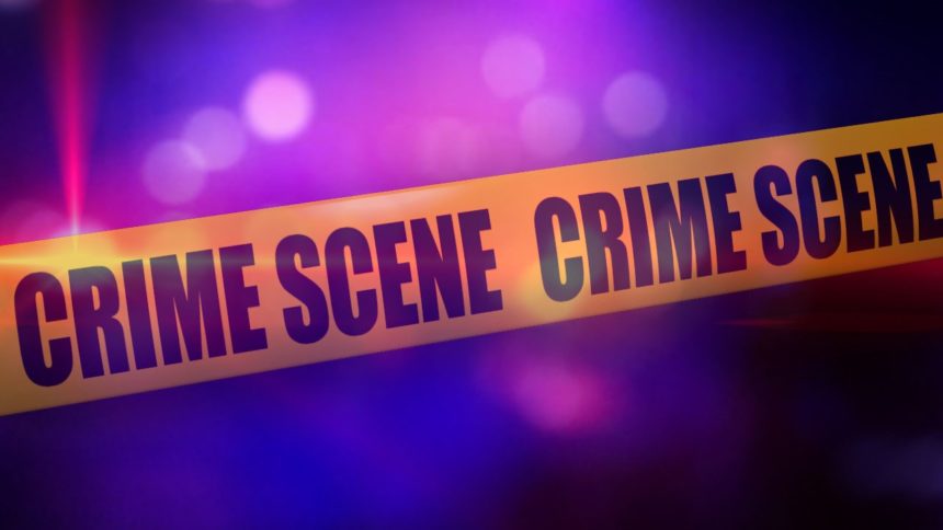 KEYT crime scene yellow tape generic police lights