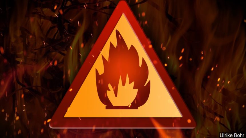 KEYT flammable fire