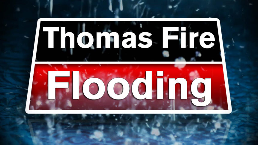 thomas fire floods flooding