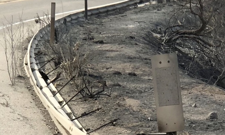 154 guardrail damage