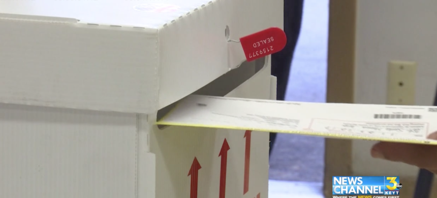 Ballot in box