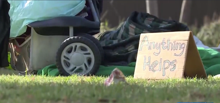 Homeless sign