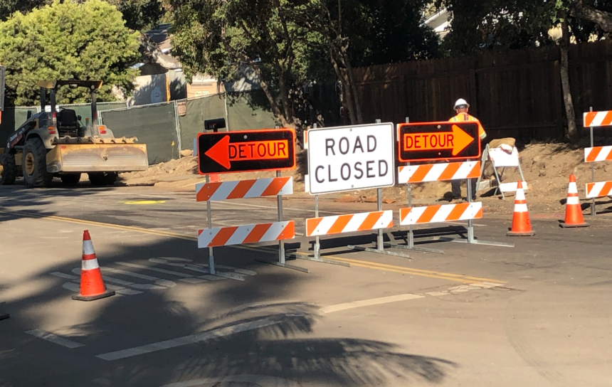 Montecito road work