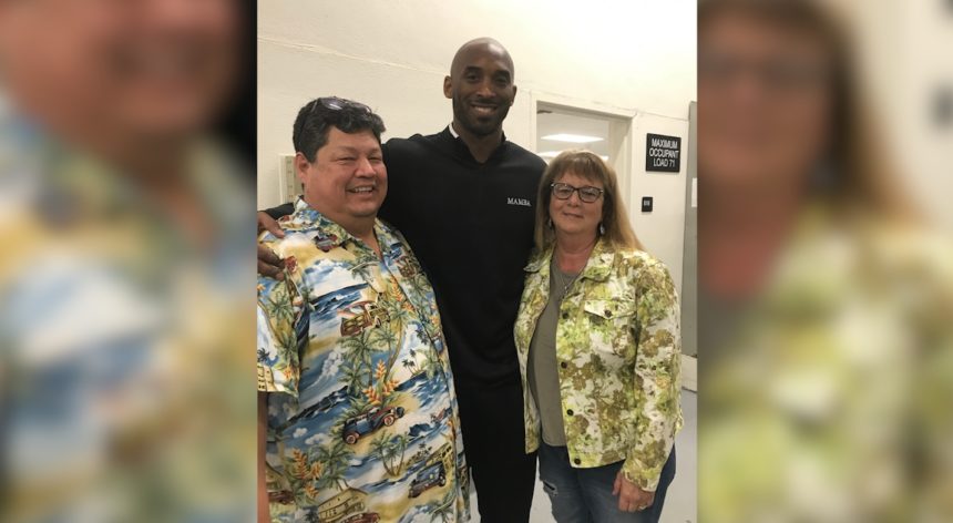 Mike Alexander and Kobe Bryant