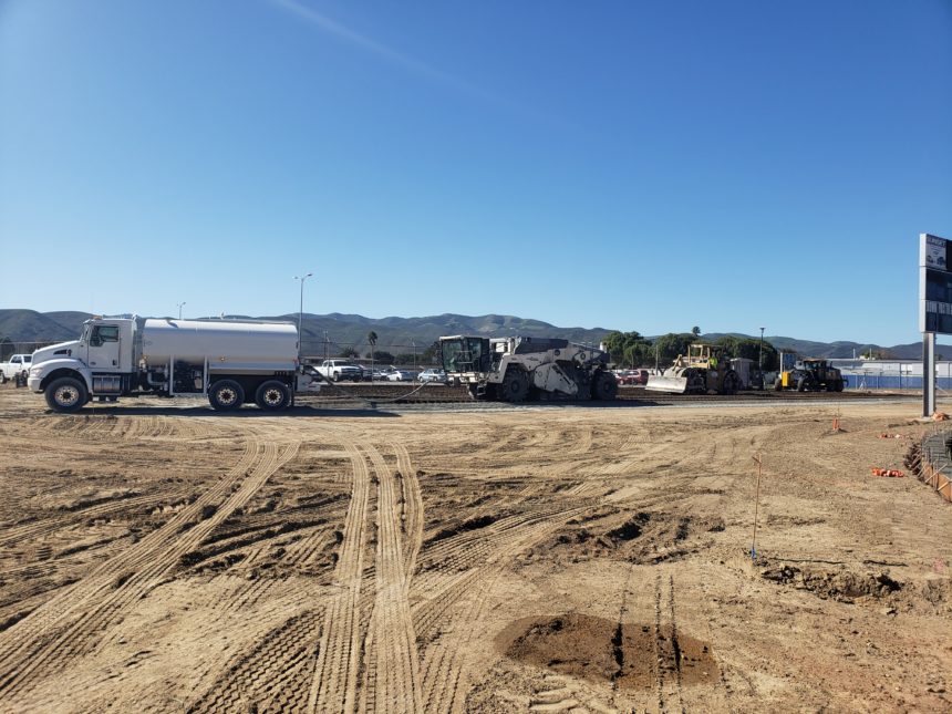 Lompoc High School track & field project on schedule for May opening - KEYT | KCOY