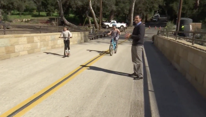 Ashley Road bridge opens