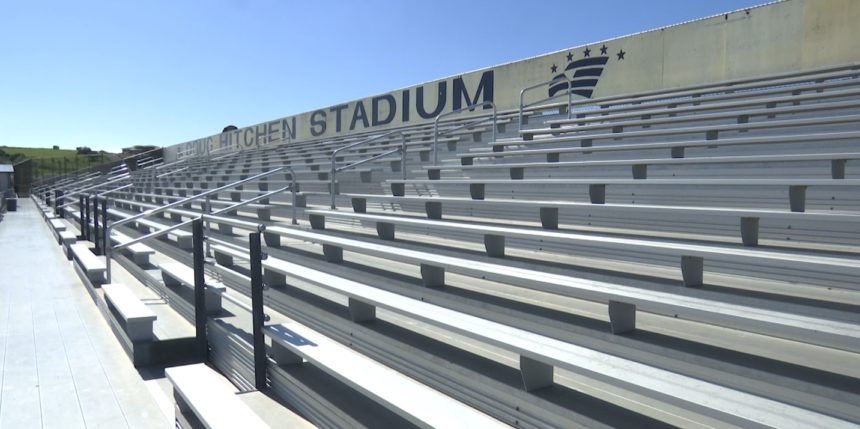 Empty AG Bleachers
