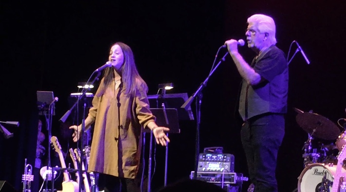Perla Batalla and Michael McDonald
