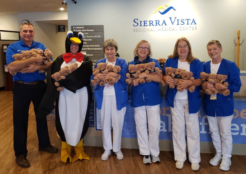 SLO Blues and APCD Donate Teddy Bears to Sierra Vista Children (4)