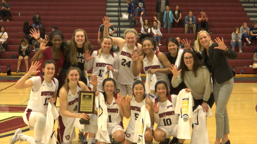 Westmont women's basketball wins GSAC Tournament title