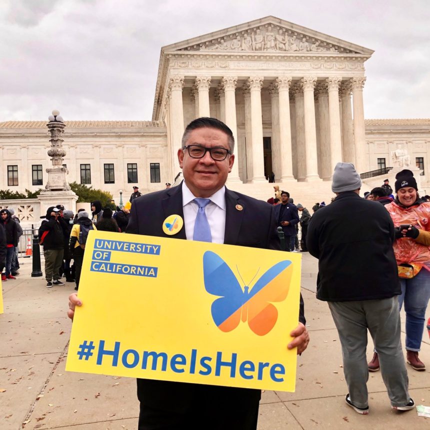 Rep. Carbajal joins DACA supporters outside Supreme Court