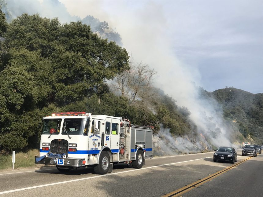 fire on 154