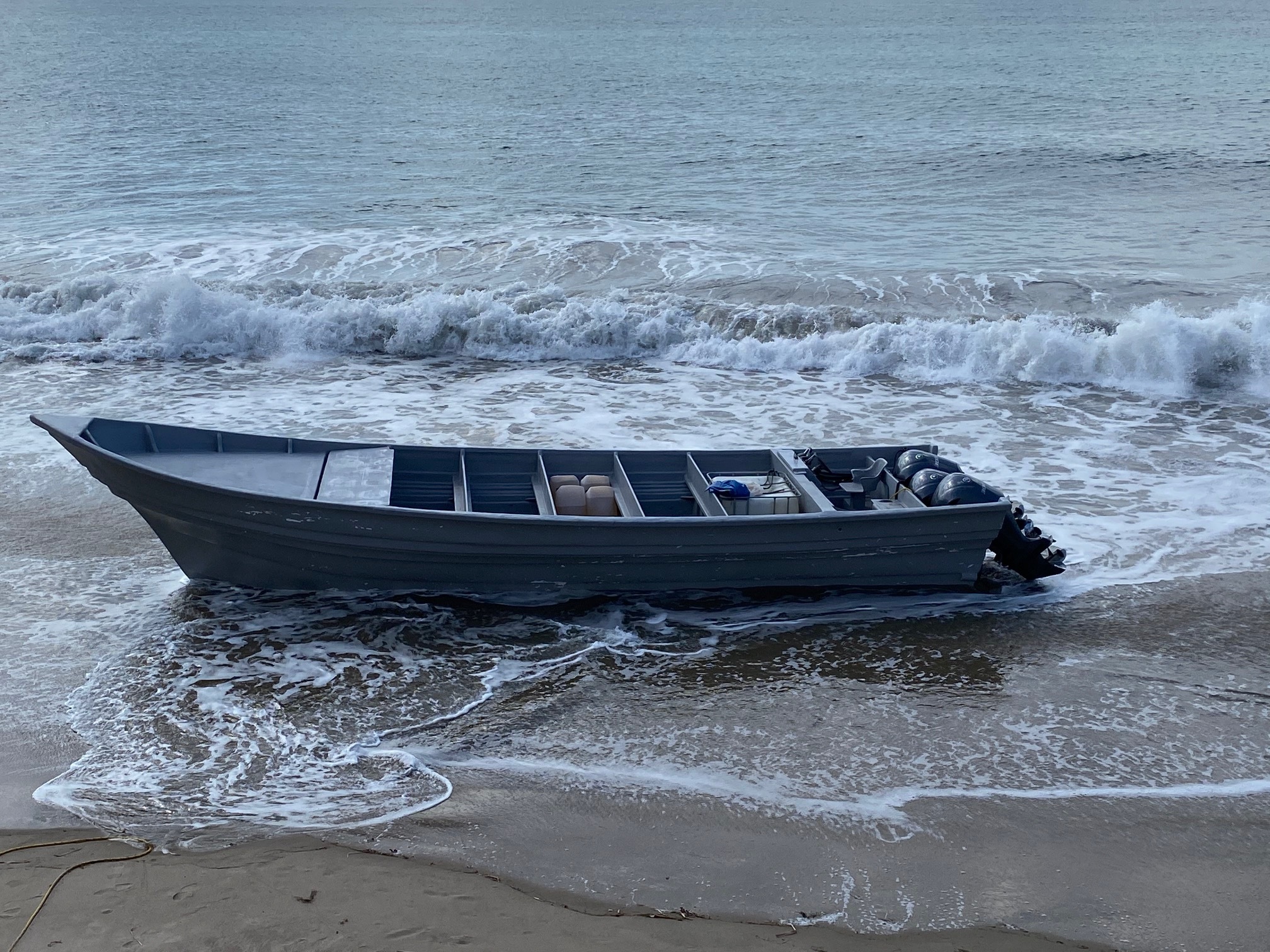 Drugs seized from panga boat