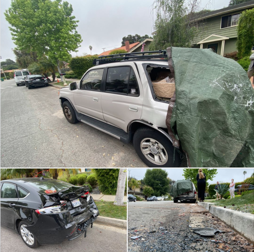 Traffic accident Portesuello