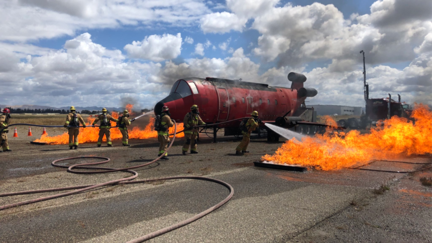 Santa Maria Fire Department Airport Drill