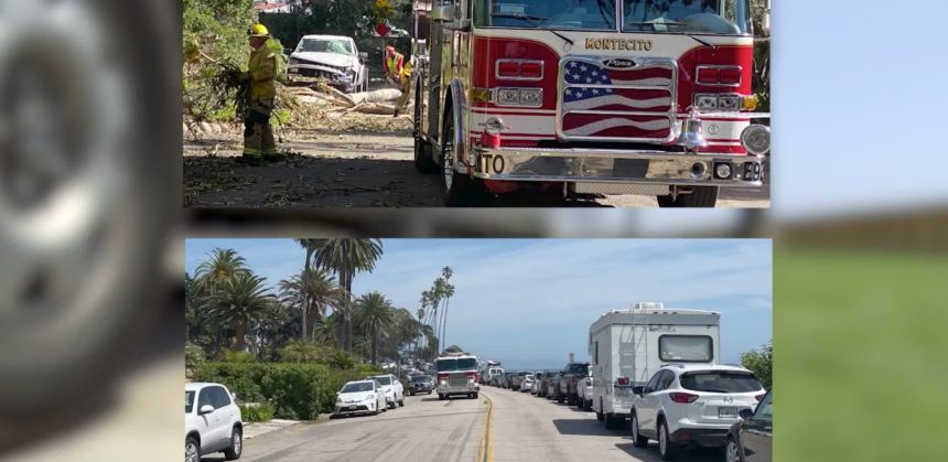 Montecito fire parking