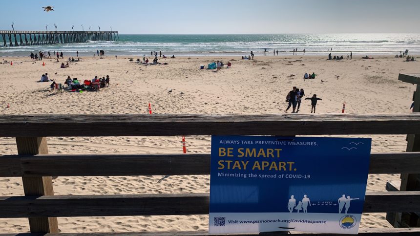 Social Distancing at Pismo Beach