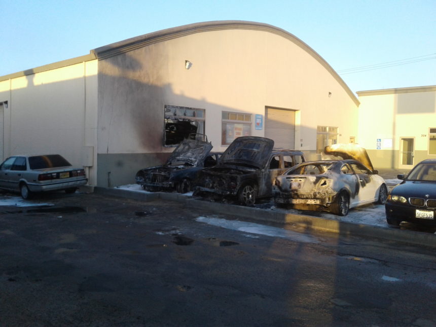 KING CITY CAR FIRES