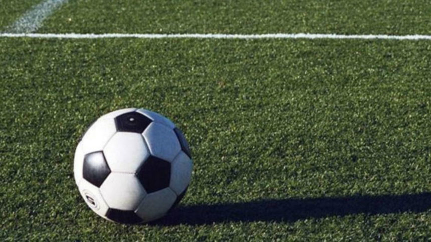 soccer ball on grass field