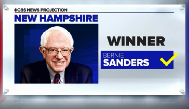 SANDERS WINS NH