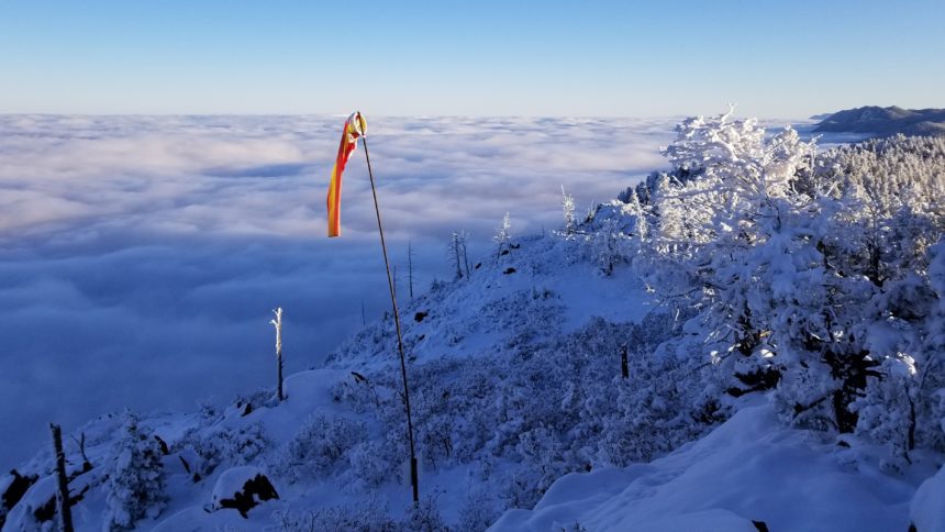 Mt Herman above the clouds Cropped