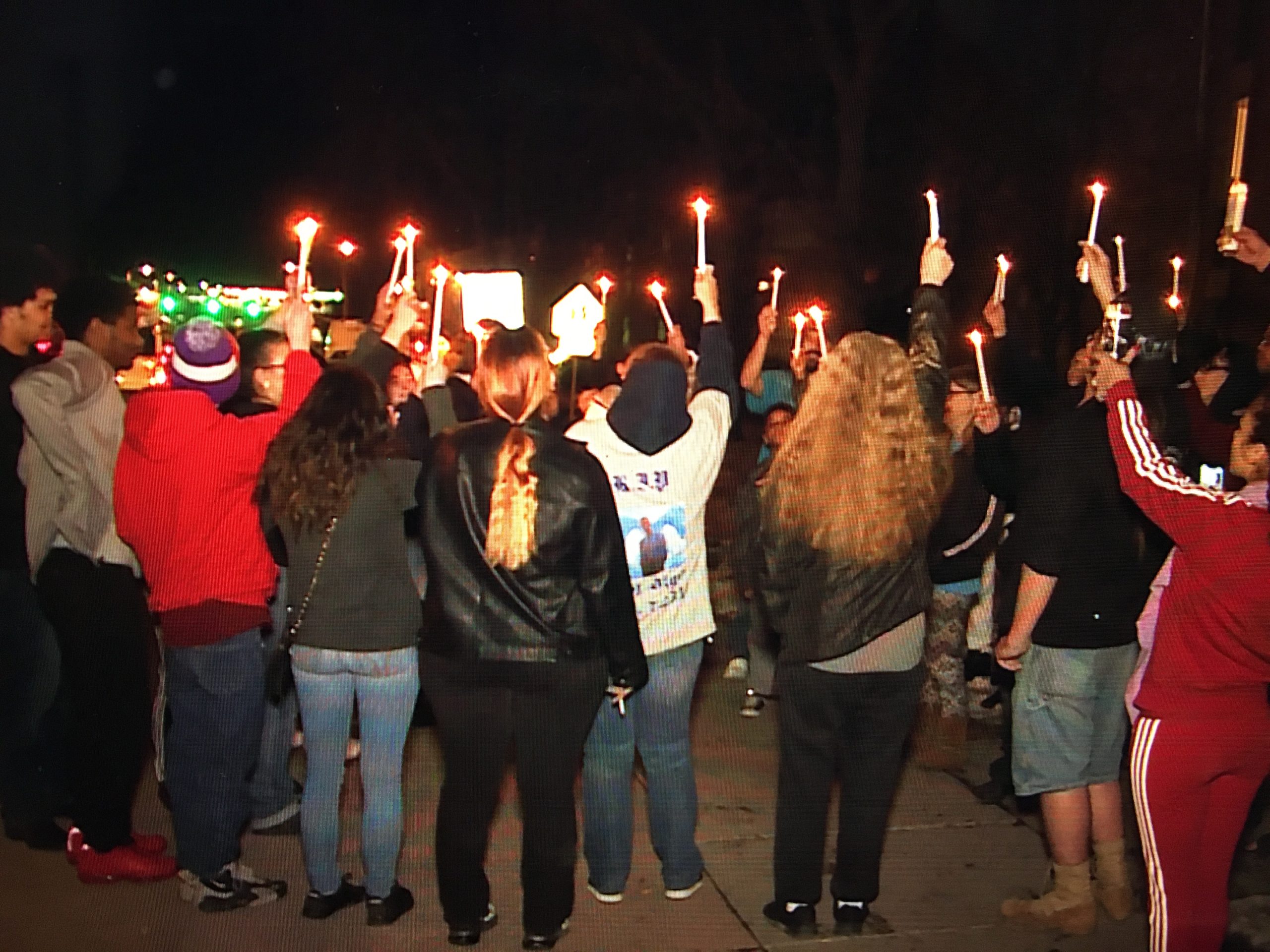 Candlelight Vigil Held Monday For Joshua Vigil On Anniversary Of Police