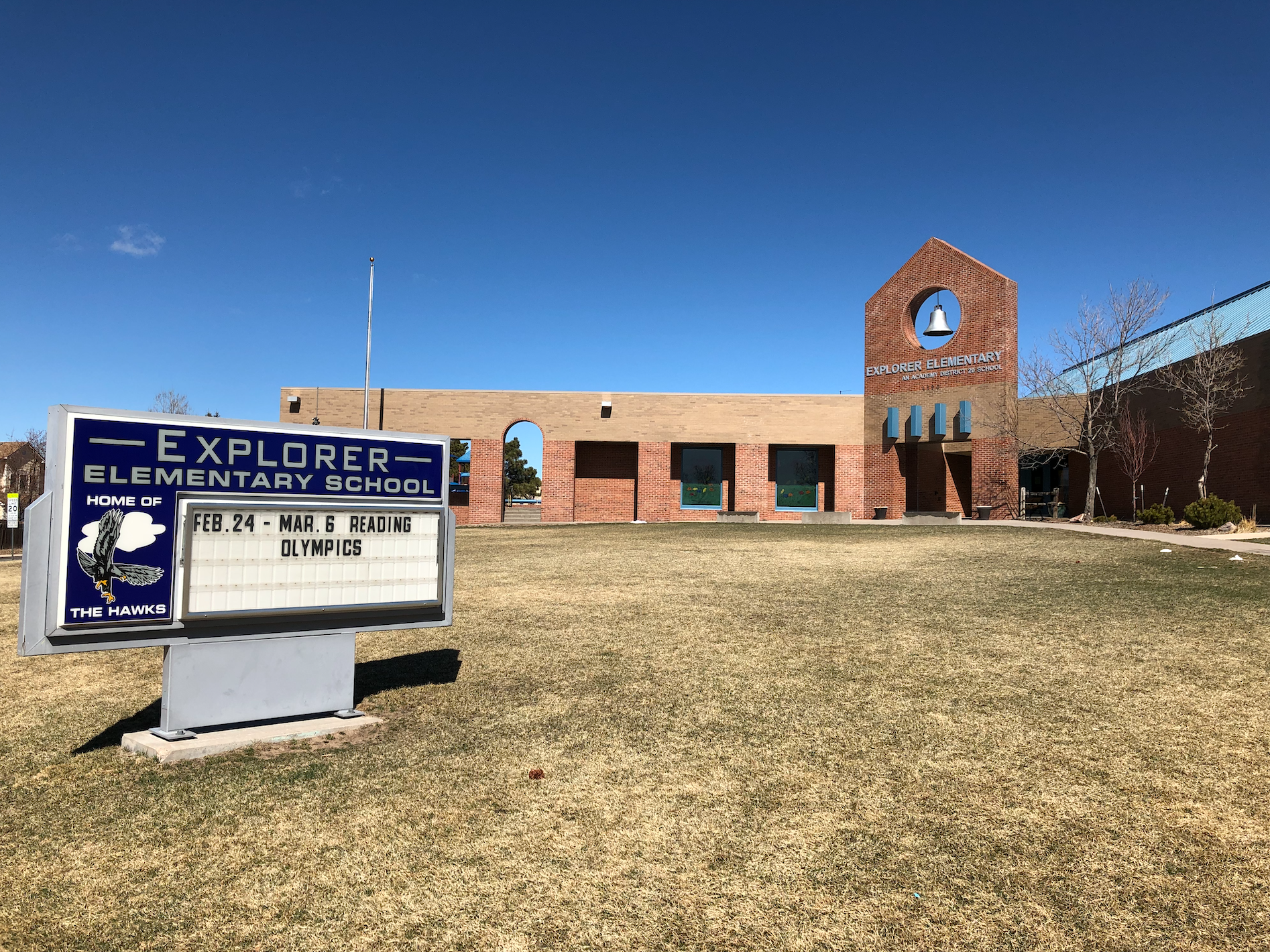 Colorado Springs school teachers caravan through neighborhoods