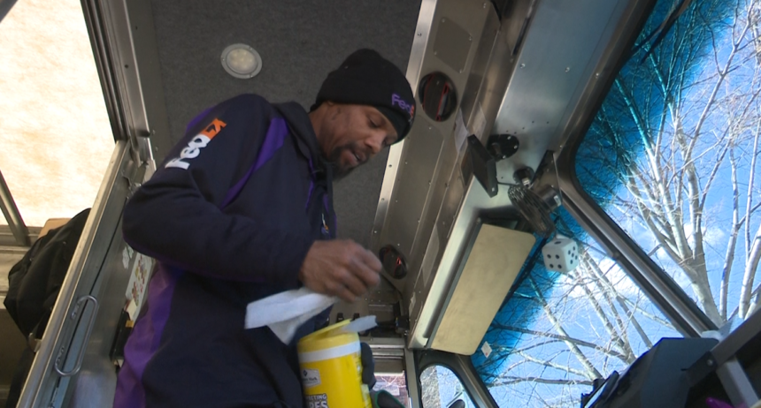 Fedex delivery driver