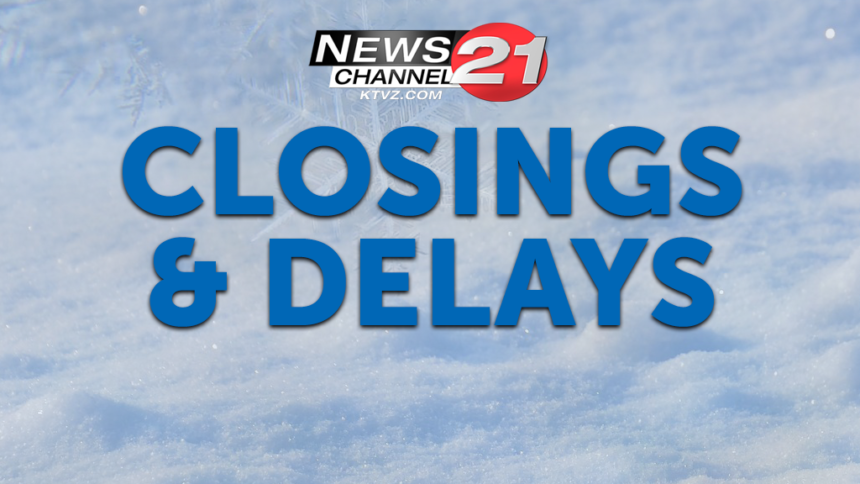 KTVZ closings and delays