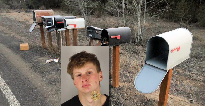 La Pine mailboxes, David Nessly