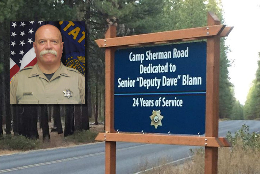 Sign honors JCSO Deputy Dave Blann
