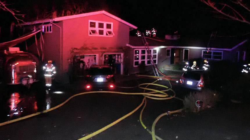 Turkey smoker fire Portland Fire & REscue 1128