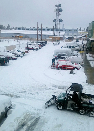 Bethlehem Inn parking lot cleared 1127